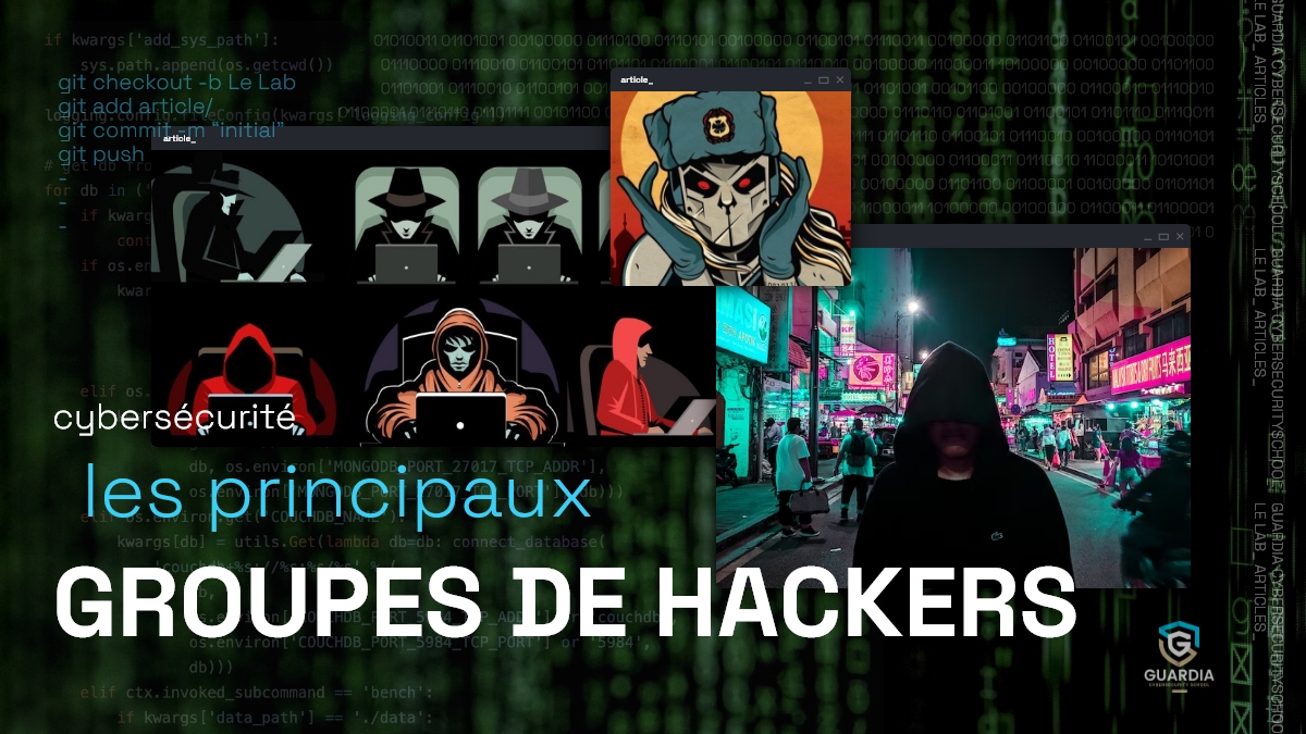 Les principaux groupes de hackers