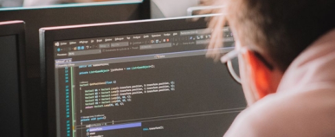 Des lignes de code informatique