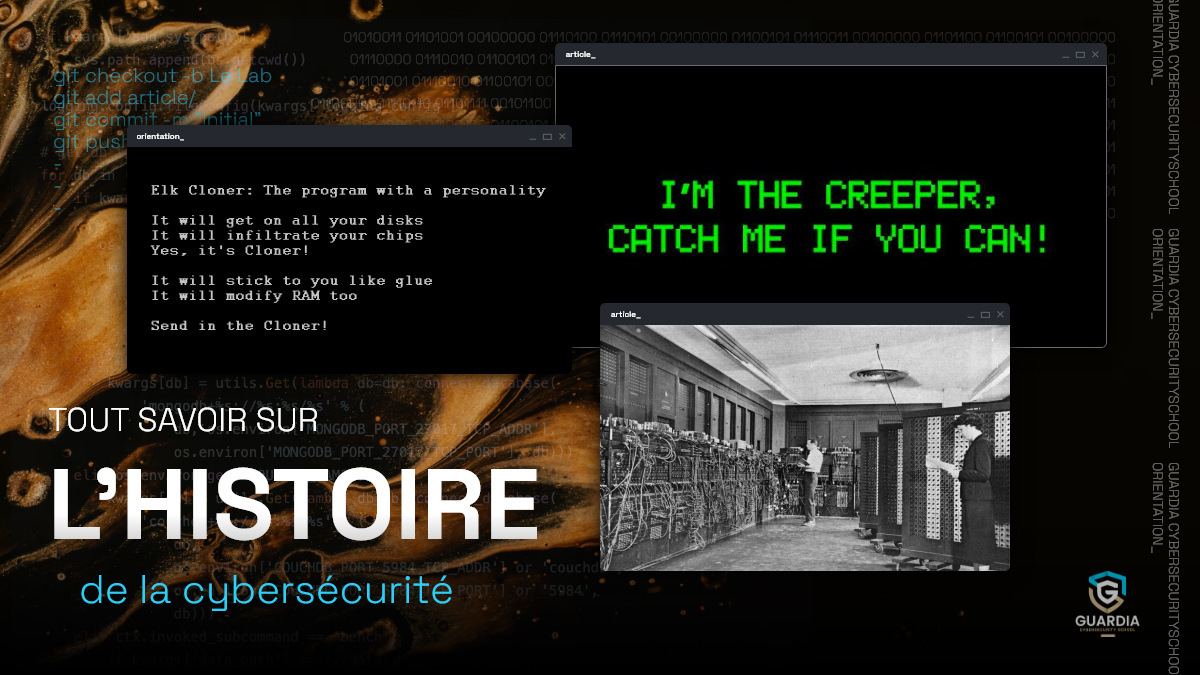 L’HISTOIRE DE LA CYBERSÉCURITÉ