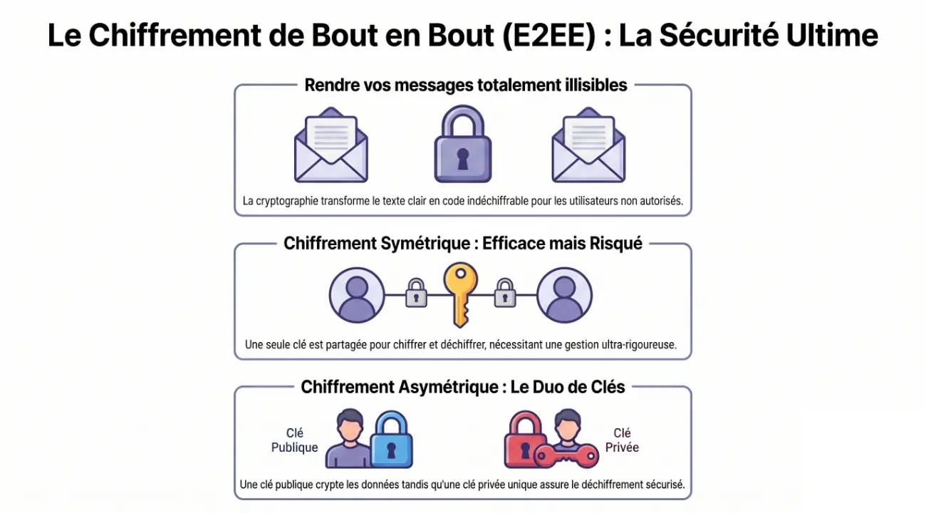 Le chiffrement de bout en bout