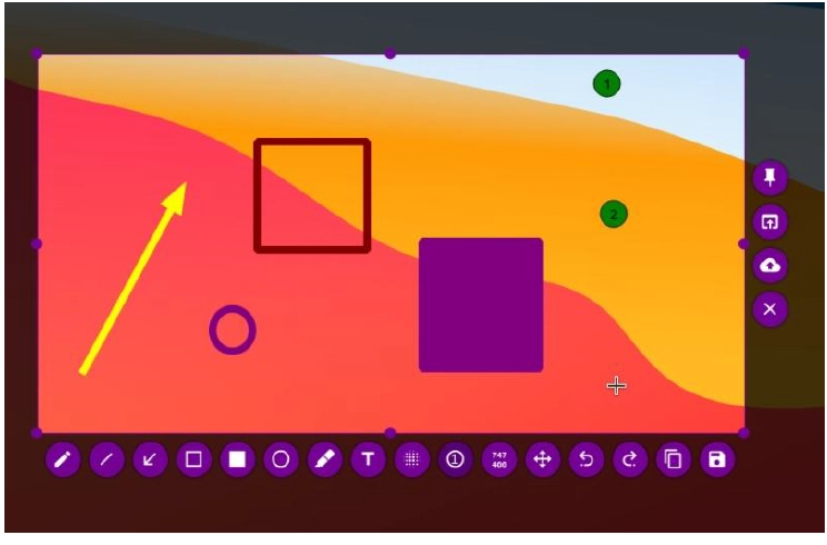 Screen d'un outil de gestion de Screenshot pour l'OSINT