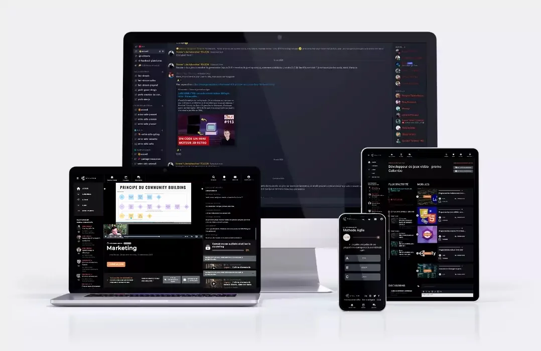 Une plateforme accessible de partout Une plateforme accessible de partout