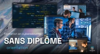 Des étudiants en cours de formation à la cybersécurité