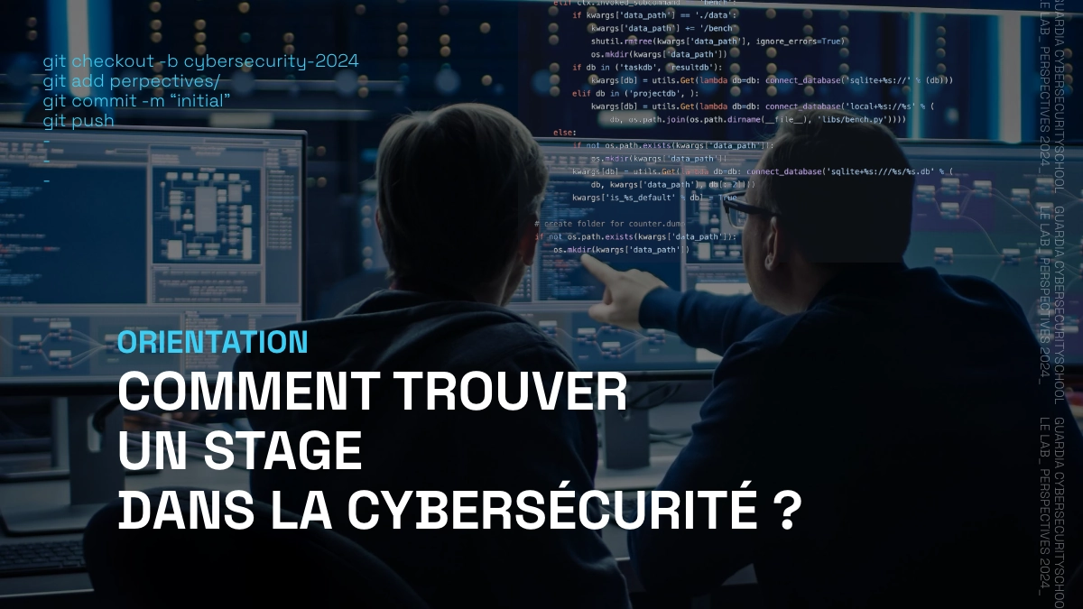 stage cybersécurité