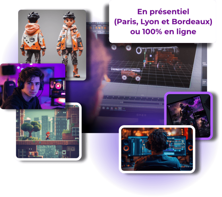 en présentiel sur Paris, Lyon et Bordeaux ou 100% en ligne