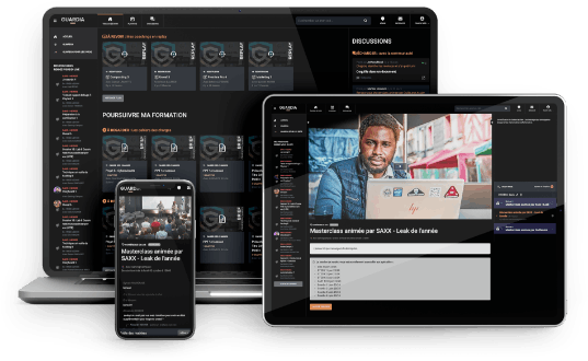 Votre formation accessible sur ordinateur, tablette et mobile