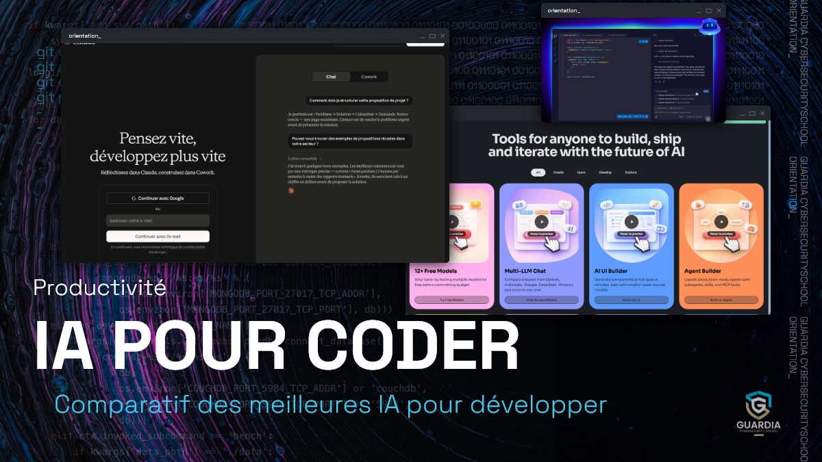 Visuel des meilleures IA pour coder