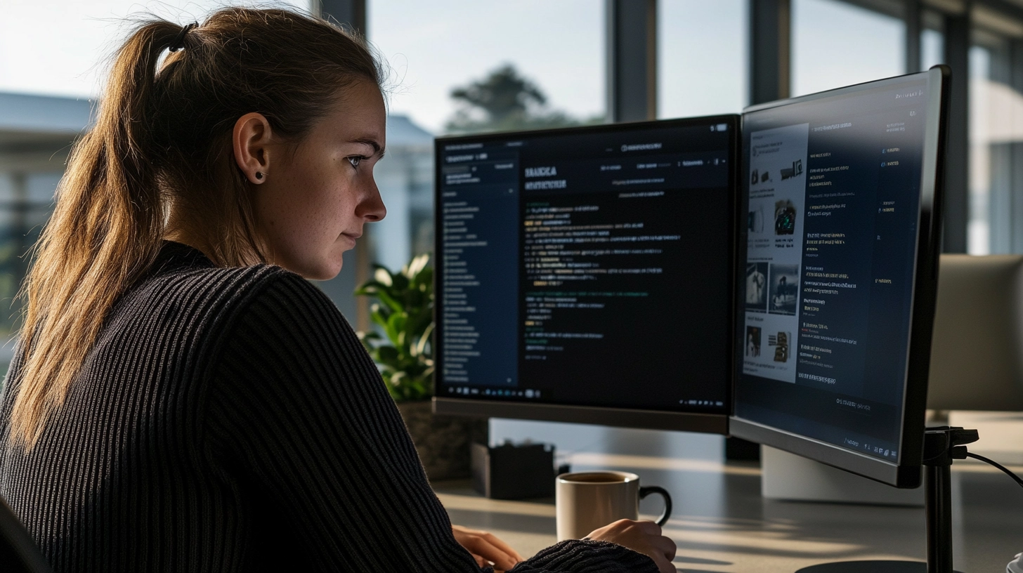 Analyste en cybersécurité effectuant une veille sur le dark web